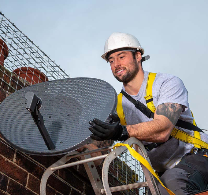 تركيب ستالايت في الكويت 2 Satellite installation experts 3